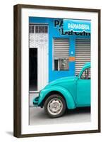 ¡Viva Mexico! Collection - Turquoise VW Beetle Car-Philippe Hugonnard-Framed Photographic Print