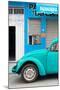 ¡Viva Mexico! Collection - Turquoise VW Beetle Car-Philippe Hugonnard-Mounted Photographic Print