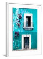 ¡Viva Mexico! Collection - Turquoise Wall-Philippe Hugonnard-Framed Photographic Print