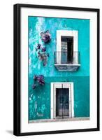 ¡Viva Mexico! Collection - Turquoise Wall-Philippe Hugonnard-Framed Photographic Print