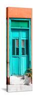 ¡Viva Mexico! Collection - Turquoise Window and Coral Wall-Philippe Hugonnard-Stretched Canvas