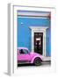 ¡Viva Mexico! Collection - Volkswagen Beetle Car - Blue & Hot Pink-Philippe Hugonnard-Framed Premium Photographic Print