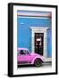 ¡Viva Mexico! Collection - Volkswagen Beetle Car - Blue & Hot Pink-Philippe Hugonnard-Framed Photographic Print