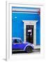 ¡Viva Mexico! Collection - Volkswagen Beetle Car - Blue & Purple-Philippe Hugonnard-Framed Photographic Print