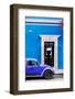 ¡Viva Mexico! Collection - Volkswagen Beetle Car - Blue & Purple-Philippe Hugonnard-Framed Photographic Print