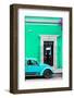 ¡Viva Mexico! Collection - Volkswagen Beetle Car - Coral Green & Skyblue-Philippe Hugonnard-Framed Photographic Print