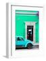 ¡Viva Mexico! Collection - Volkswagen Beetle Car - Coral Green & Skyblue-Philippe Hugonnard-Framed Photographic Print