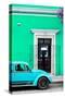 ¡Viva Mexico! Collection - Volkswagen Beetle Car - Coral Green & Skyblue-Philippe Hugonnard-Stretched Canvas