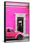 ¡Viva Mexico! Collection - Volkswagen Beetle Car - Deep & Hot Pink-Philippe Hugonnard-Framed Stretched Canvas