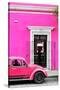 ¡Viva Mexico! Collection - Volkswagen Beetle Car - Deep & Hot Pink-Philippe Hugonnard-Stretched Canvas