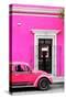 ¡Viva Mexico! Collection - Volkswagen Beetle Car - Deep & Hot Pink-Philippe Hugonnard-Stretched Canvas