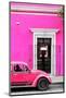 ¡Viva Mexico! Collection - Volkswagen Beetle Car - Deep & Hot Pink-Philippe Hugonnard-Mounted Photographic Print