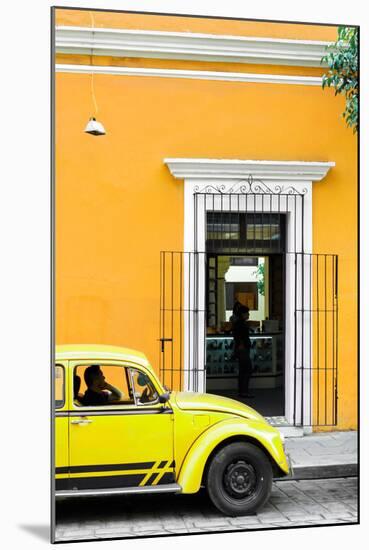 ¡Viva Mexico! Collection - Volkswagen Beetle Car - Gold & Yellow-Philippe Hugonnard-Mounted Photographic Print