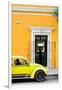 ¡Viva Mexico! Collection - Volkswagen Beetle Car - Gold & Yellow-Philippe Hugonnard-Framed Photographic Print