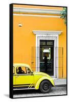 ¡Viva Mexico! Collection - Volkswagen Beetle Car - Gold & Yellow-Philippe Hugonnard-Framed Stretched Canvas