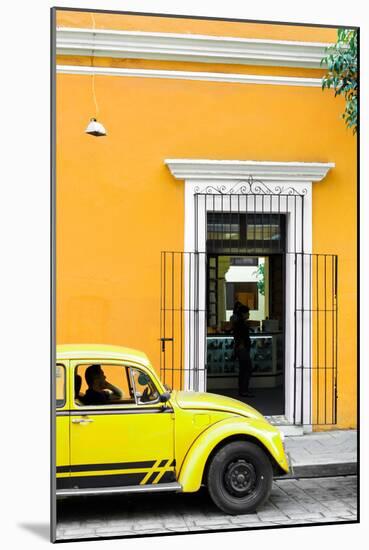 ¡Viva Mexico! Collection - Volkswagen Beetle Car - Gold & Yellow-Philippe Hugonnard-Mounted Photographic Print