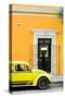 ¡Viva Mexico! Collection - Volkswagen Beetle Car - Gold & Yellow-Philippe Hugonnard-Stretched Canvas