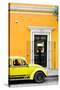 ¡Viva Mexico! Collection - Volkswagen Beetle Car - Gold & Yellow-Philippe Hugonnard-Stretched Canvas