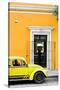 ¡Viva Mexico! Collection - Volkswagen Beetle Car - Gold & Yellow-Philippe Hugonnard-Stretched Canvas