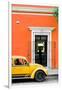 ¡Viva Mexico! Collection - Volkswagen Beetle Car - Orange & Gold-Philippe Hugonnard-Framed Photographic Print