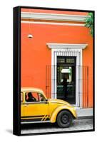 ¡Viva Mexico! Collection - Volkswagen Beetle Car - Orange & Gold-Philippe Hugonnard-Framed Stretched Canvas