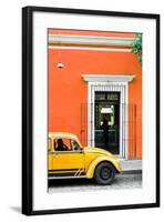 ¡Viva Mexico! Collection - Volkswagen Beetle Car - Orange & Gold-Philippe Hugonnard-Framed Photographic Print