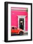 ¡Viva Mexico! Collection - Volkswagen Beetle Car - Pink & Red-Philippe Hugonnard-Framed Photographic Print