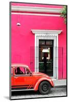 ¡Viva Mexico! Collection - Volkswagen Beetle Car - Pink & Red-Philippe Hugonnard-Mounted Photographic Print