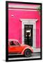 ¡Viva Mexico! Collection - Volkswagen Beetle Car - Pink & Red-Philippe Hugonnard-Framed Photographic Print