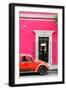 ¡Viva Mexico! Collection - Volkswagen Beetle Car - Pink & Red-Philippe Hugonnard-Framed Photographic Print