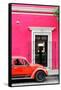 ¡Viva Mexico! Collection - Volkswagen Beetle Car - Pink & Red-Philippe Hugonnard-Framed Stretched Canvas