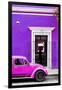 ¡Viva Mexico! Collection - Volkswagen Beetle Car - Purple & Deep Pink-Philippe Hugonnard-Framed Photographic Print