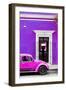 ¡Viva Mexico! Collection - Volkswagen Beetle Car - Purple & Deep Pink-Philippe Hugonnard-Framed Premium Photographic Print