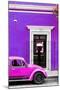 ¡Viva Mexico! Collection - Volkswagen Beetle Car - Purple & Deep Pink-Philippe Hugonnard-Mounted Photographic Print