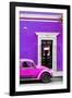 ¡Viva Mexico! Collection - Volkswagen Beetle Car - Purple & Deep Pink-Philippe Hugonnard-Framed Photographic Print