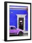 ¡Viva Mexico! Collection - Volkswagen Beetle Car - Royal Blue & Purple-Philippe Hugonnard-Framed Photographic Print