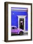 ¡Viva Mexico! Collection - Volkswagen Beetle Car - Royal Blue & Purple-Philippe Hugonnard-Framed Photographic Print