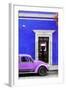 ¡Viva Mexico! Collection - Volkswagen Beetle Car - Royal Blue & Purple-Philippe Hugonnard-Framed Photographic Print