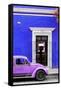 ¡Viva Mexico! Collection - Volkswagen Beetle Car - Royal Blue & Purple-Philippe Hugonnard-Framed Stretched Canvas