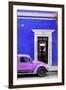 ¡Viva Mexico! Collection - Volkswagen Beetle Car - Royal Blue & Purple-Philippe Hugonnard-Framed Photographic Print