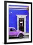 ¡Viva Mexico! Collection - Volkswagen Beetle Car - Royal Blue & Purple-Philippe Hugonnard-Framed Photographic Print