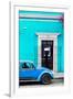 ¡Viva Mexico! Collection - Volkswagen Beetle Car - Turquoise & Blue-Philippe Hugonnard-Framed Premium Photographic Print