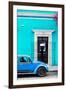 ¡Viva Mexico! Collection - Volkswagen Beetle Car - Turquoise & Blue-Philippe Hugonnard-Framed Premium Photographic Print