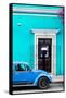 ¡Viva Mexico! Collection - Volkswagen Beetle Car - Turquoise & Blue-Philippe Hugonnard-Framed Stretched Canvas