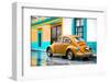 ¡Viva Mexico! Collection - VW Beetle and Orange Wall-Philippe Hugonnard-Framed Photographic Print