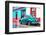 ¡Viva Mexico! Collection - VW Beetle and Turquoise Wall-Philippe Hugonnard-Framed Photographic Print