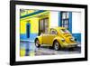 ¡Viva Mexico! Collection - VW Beetle and Yellow Wall-Philippe Hugonnard-Framed Photographic Print