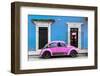 ¡Viva Mexico! Collection - VW Beetle - Blue & Hot Pink-Philippe Hugonnard-Framed Photographic Print