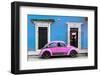 ¡Viva Mexico! Collection - VW Beetle - Blue & Hot Pink-Philippe Hugonnard-Framed Photographic Print