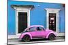 ¡Viva Mexico! Collection - VW Beetle - Blue & Hot Pink-Philippe Hugonnard-Mounted Photographic Print